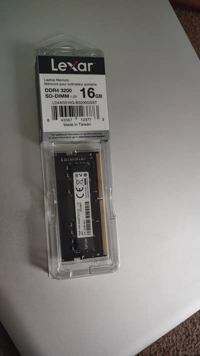 Lexar 16Gb Ddr4 3200Mhz Ram | Seal Pack 