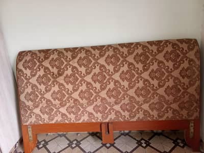 wooden bed set used for sale miner edge damge