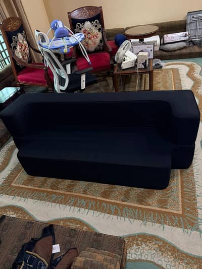 Sofa Cum Bed / Brand New Black Single Bed