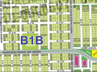 10 Marla Hot Location Plot in b-3 Sector | Plot #. . . . | back to big Park & Main Road