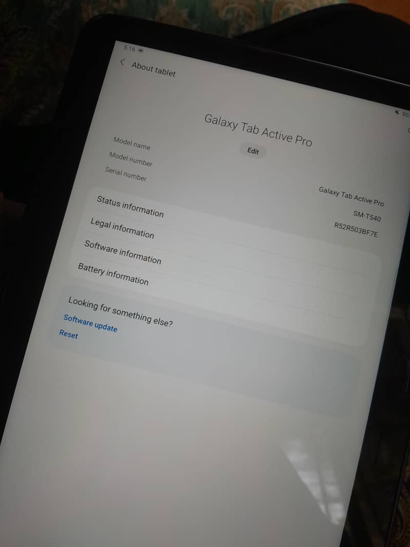 Glaxy Tab active pro 2