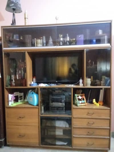 Luxury Wooden television showcase