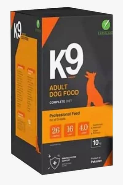 k9 professional adult dog food-high protein (26%),fat (16%) Fiber (4.0