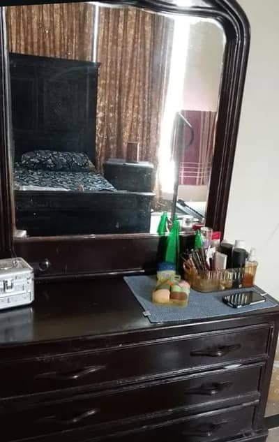 a dresser full wooden