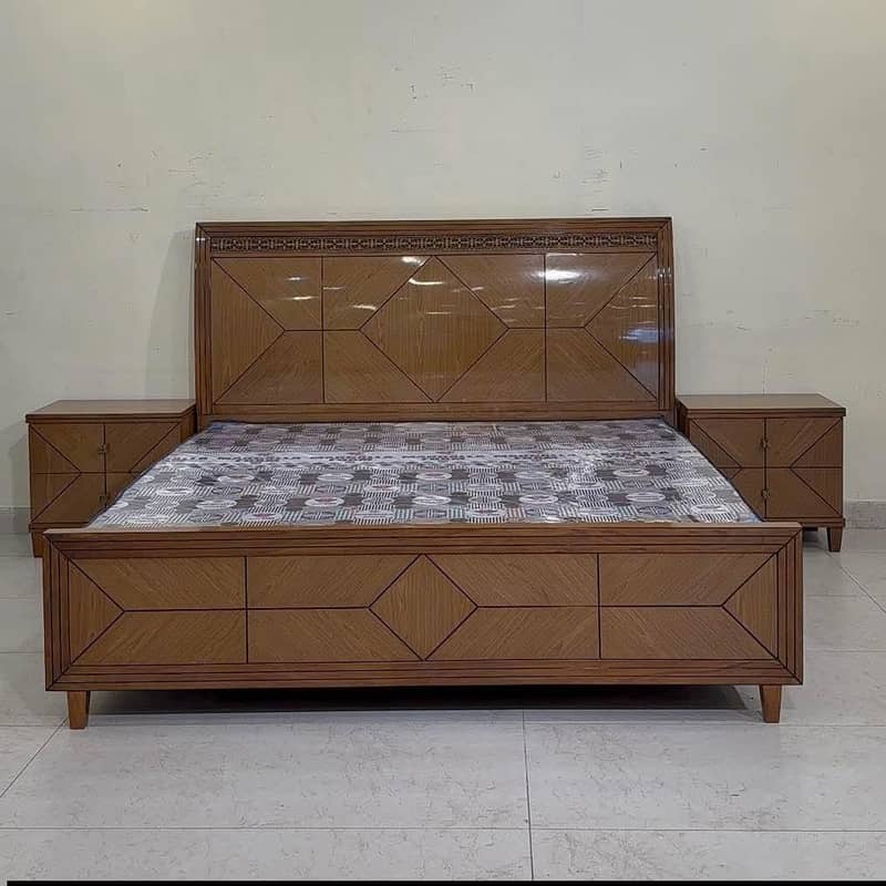 new solid wooden bed set 3