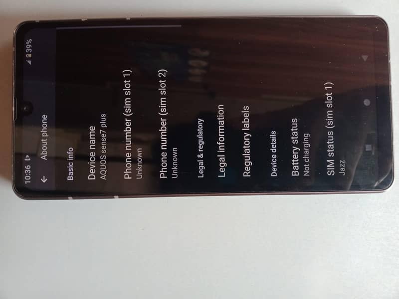 Sharp Aquos Sense7 plus 3