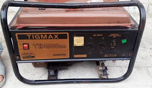 TIGMAX  TX4500DX MODEL GENEREATOR FOR SALE