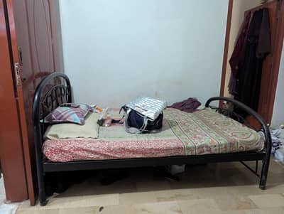 Iron Bed with mattress