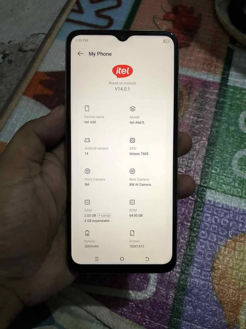 Itel A50 1