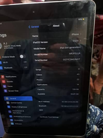 iPad 6 / 128 Gb