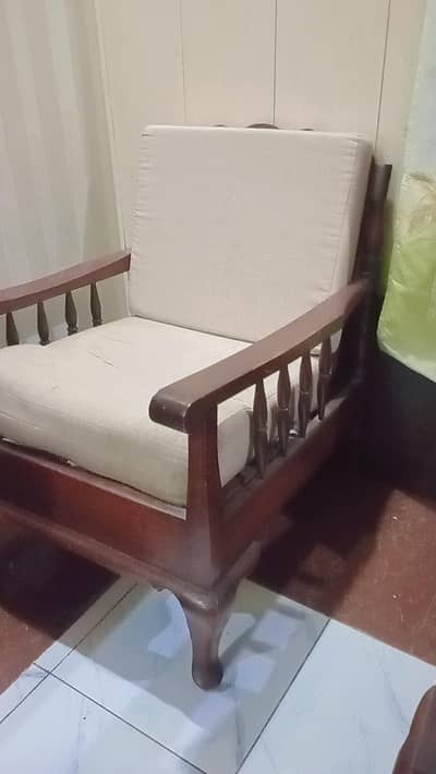 Wooden Sofa 3+1+1