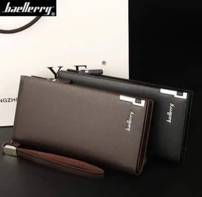 Unisex long lather wallet