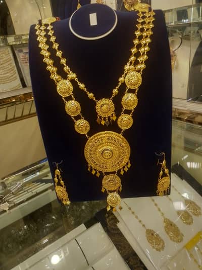 gold plated jewelry set