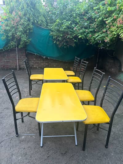 2 Tables and 6 Chairs