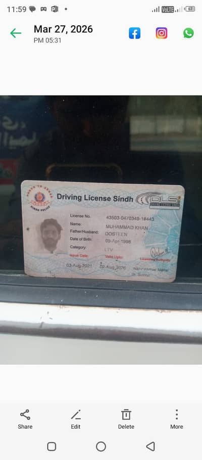 Need job driving LTV licence available
