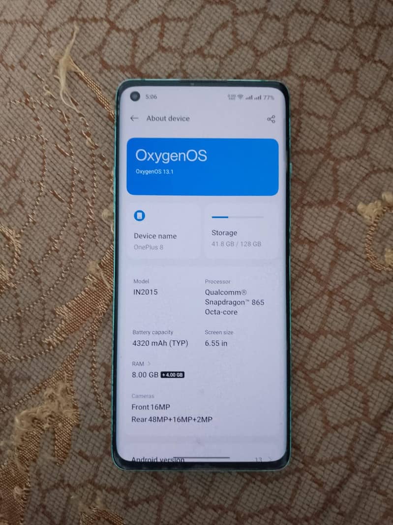 One Plus 8 6