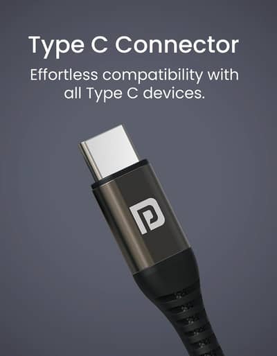 portronics magnetic handsfree type C jack