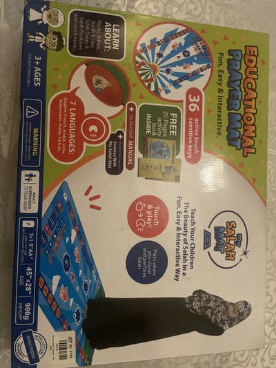 Educational prayer mat