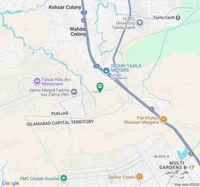 2 Kanal (75*120) (9000 Sq Ft) Plot File Available In Faisal Hills On Easy 2.5 Years Installment Plan Near Islamabad- Booking Price: 1.07 Crore Only