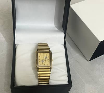 Mema 22Karat Gold Plated Watch