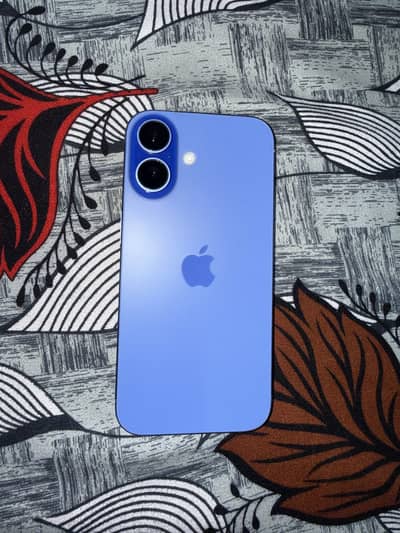 IPHONE 16 128gb NON PTA JV ULTRAMARINE COLOUR 10/10