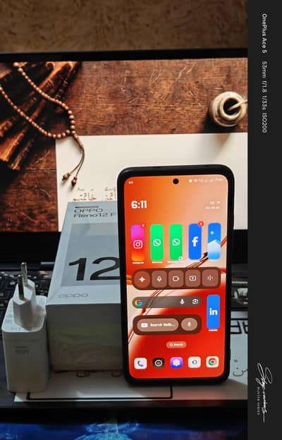 OPPO Reno 12F. 8gb 256gb. Excellent Condition.