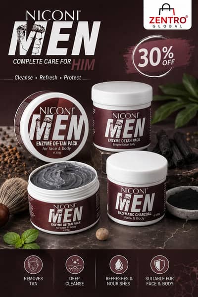 Niconi men enzyme De tan pack