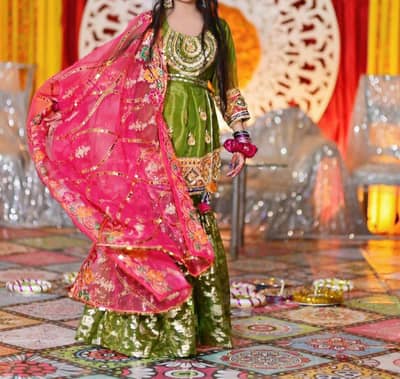 Mehandi Dress