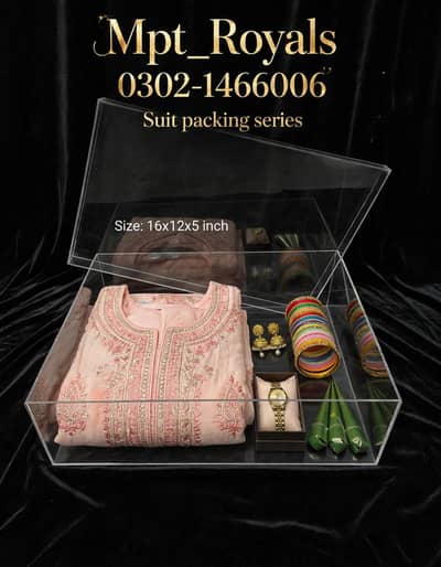 Luxury Acrylic Boxes @ Lahore 14 Cooper Road ( 0302-1466006)