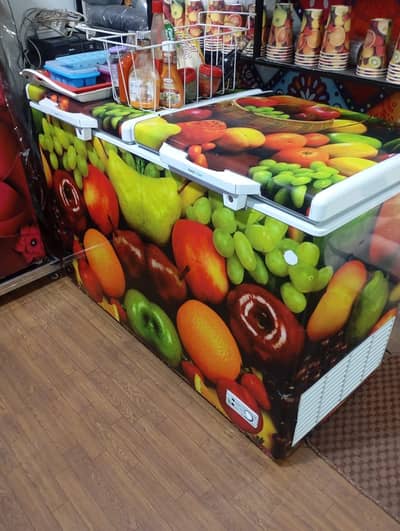 1 Double Door Deep Freezer,1 Freezer and chairs/Table
