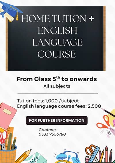 online tuition and English language course