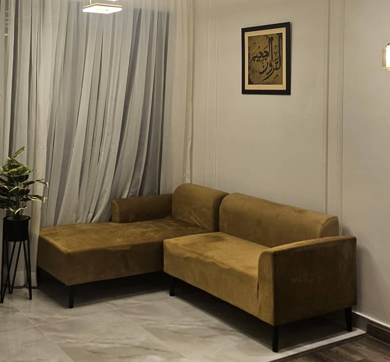 L shape Sofa 0
