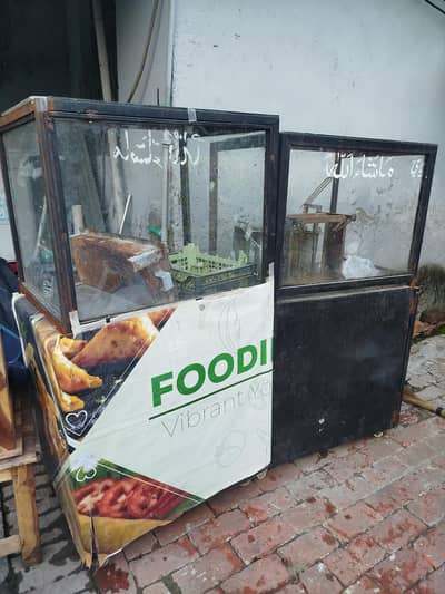 Complete Shop Setup/Counter/Bartan/Stove/Karahi