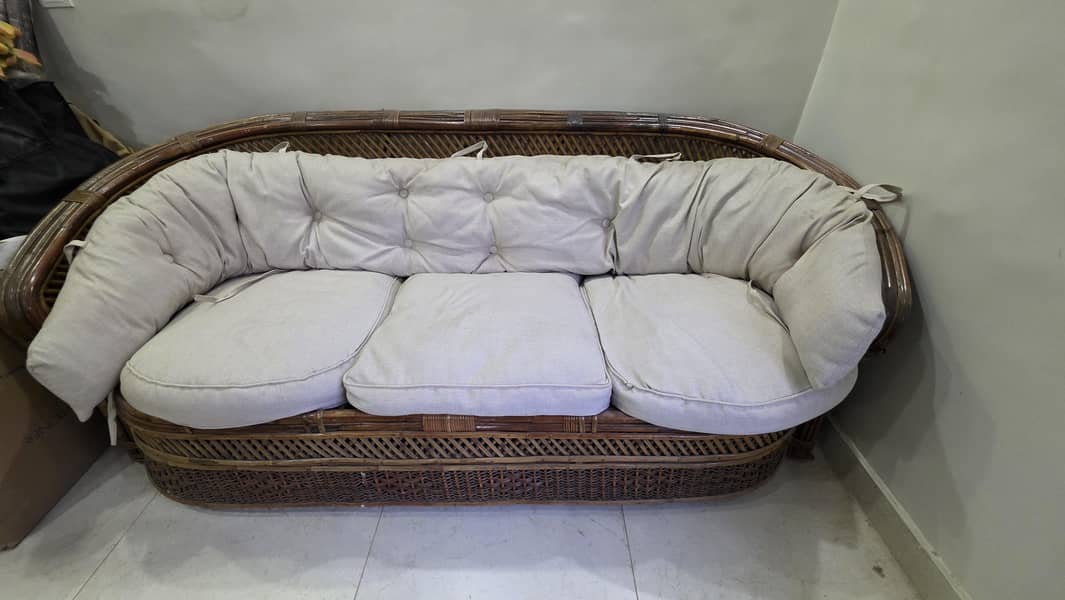Original Cane Sofa Set 3+1+1 1