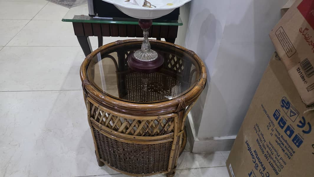 Original Cane Sofa Set 3+1+1 2