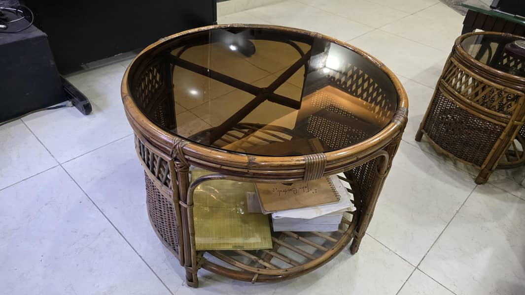Original Cane Sofa Set 3+1+1 3