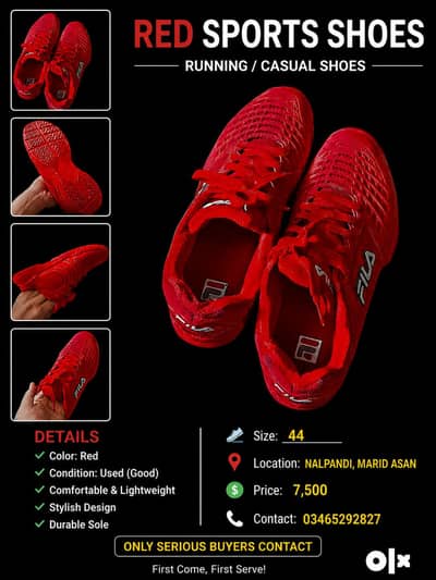Running shoes comfortable
