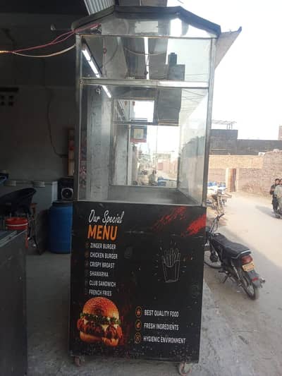 Commercial Food Burger Counter