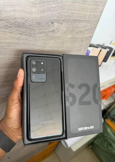 S20 Ultra 12/128 Dual Physical Official PTA Aproved Just Line In Panel