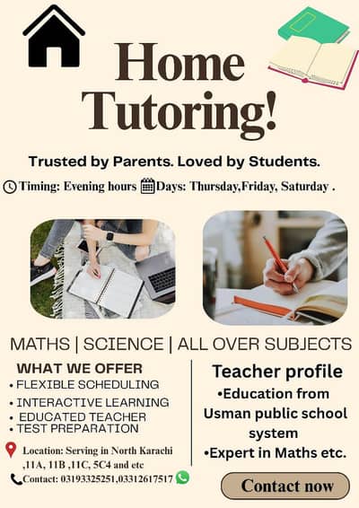 Home and online tutoring