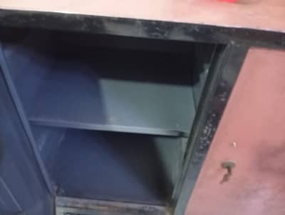 multi-purpose 3-door iron storage cabinet,