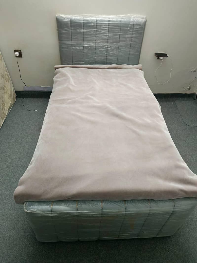 single Bed with 2 side tables 6