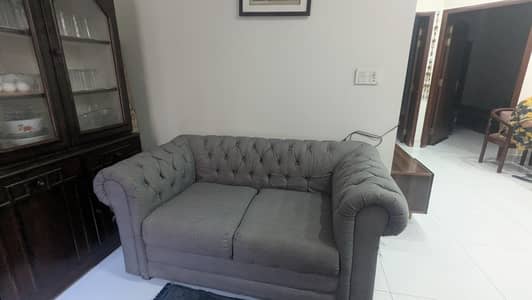 2 Seater Chesterfield Style Sofa - Good condition