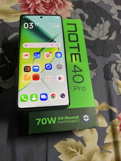 Note 40 pro 24gb ram 256gb rom no exchange
