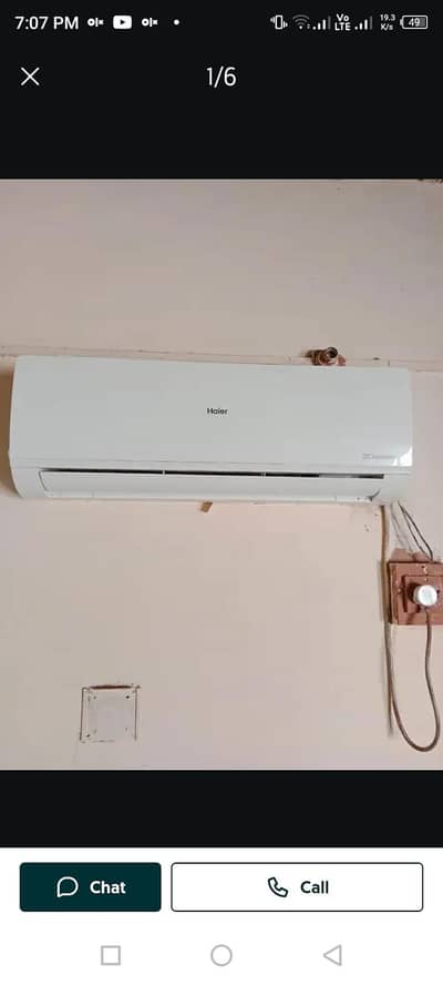 Haier 1.5 ton. split ac in mint condition