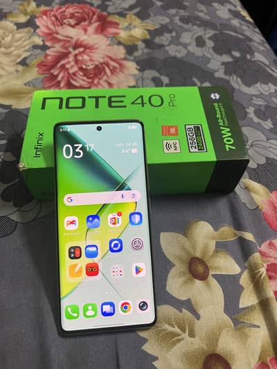 Note 40 pro available no exchange