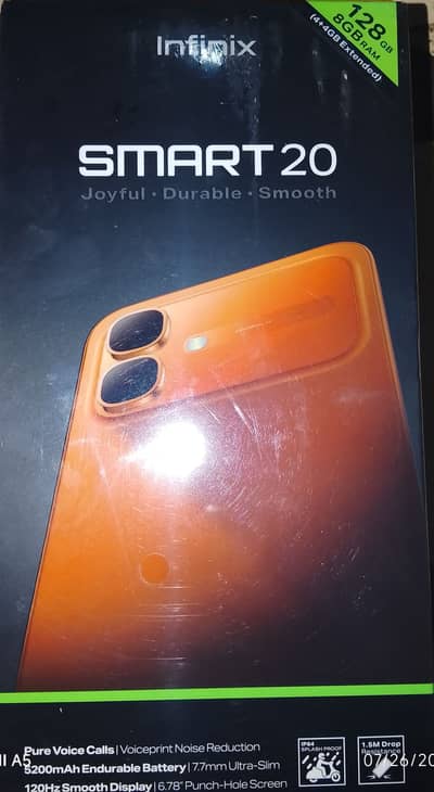 Infinix Smart 20 8GB/128GB PTA Approved Sealed Pack