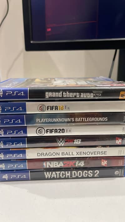 8 PS4 Cds for sale
