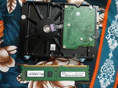 Hard disk and Ram