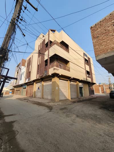 5 Marla corner commercial building  2 shop